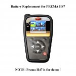Battery Replacement For PREMA H47 TPMS Tool